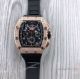 Bust Down Richard Mille RM011-fm Watches Rose Gold Red Rubber strap (3)_th.jpg